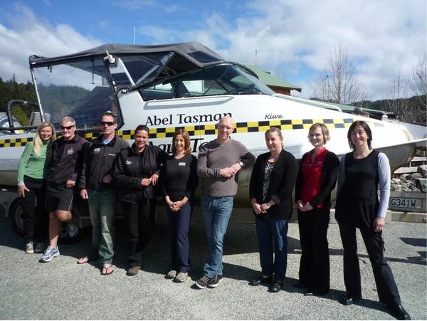 Abel Tasman Aqua Taxi and IBIS Technology team.